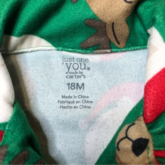 Baby Boys' Santa Coat Pajama Set - Just One You made by Carter's 18 Month - Picture 3 of 5